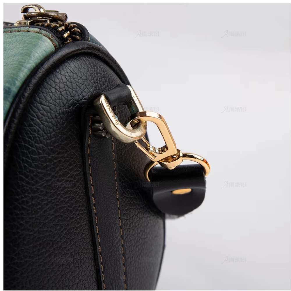 Leather Replacement Handles Purses Straps Black H… - image 7